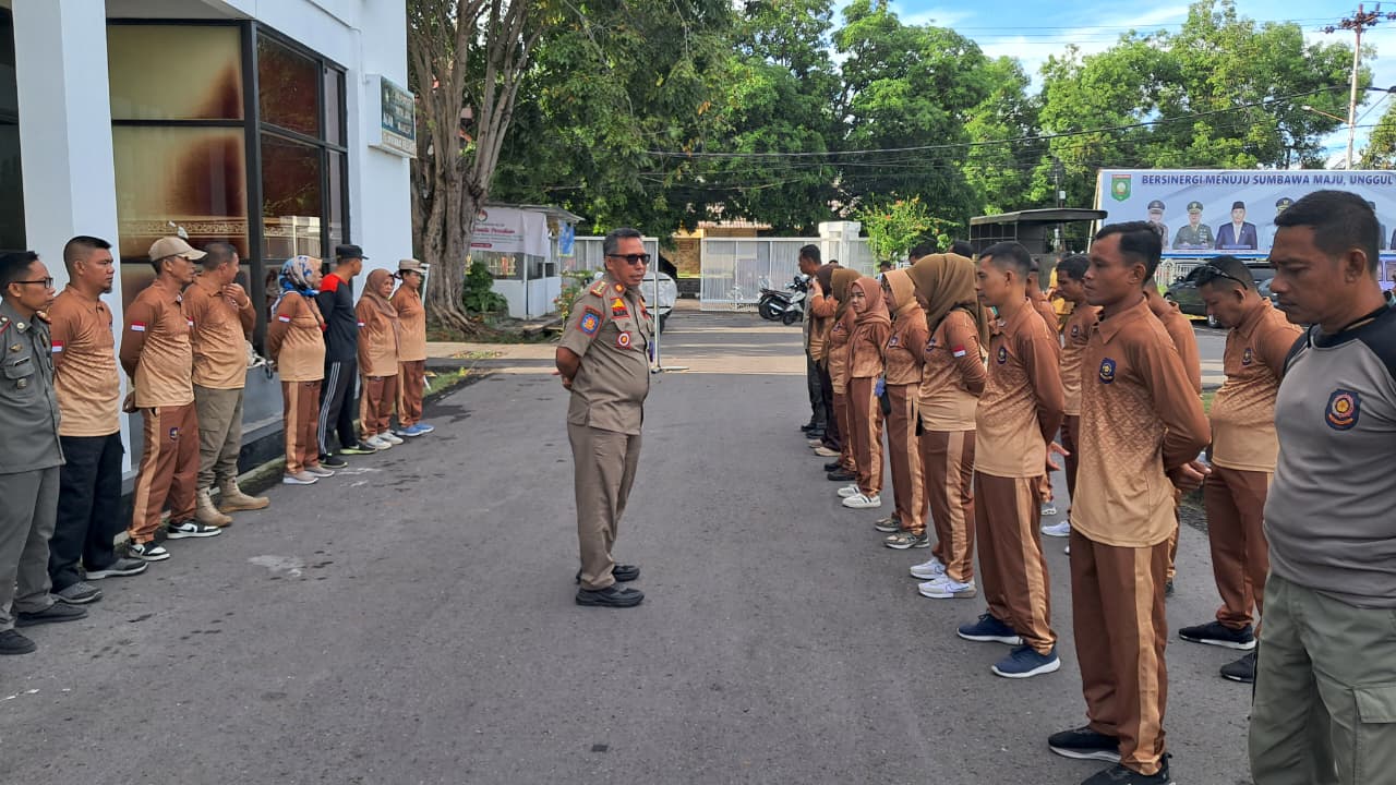 Pembinaan Jasmani Anggota SatpolPP Kab. Sumbawa